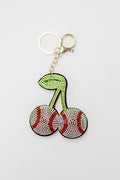 Baseball Cherries Charm