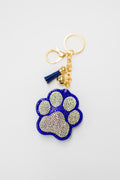 Blue Paw Print Charm