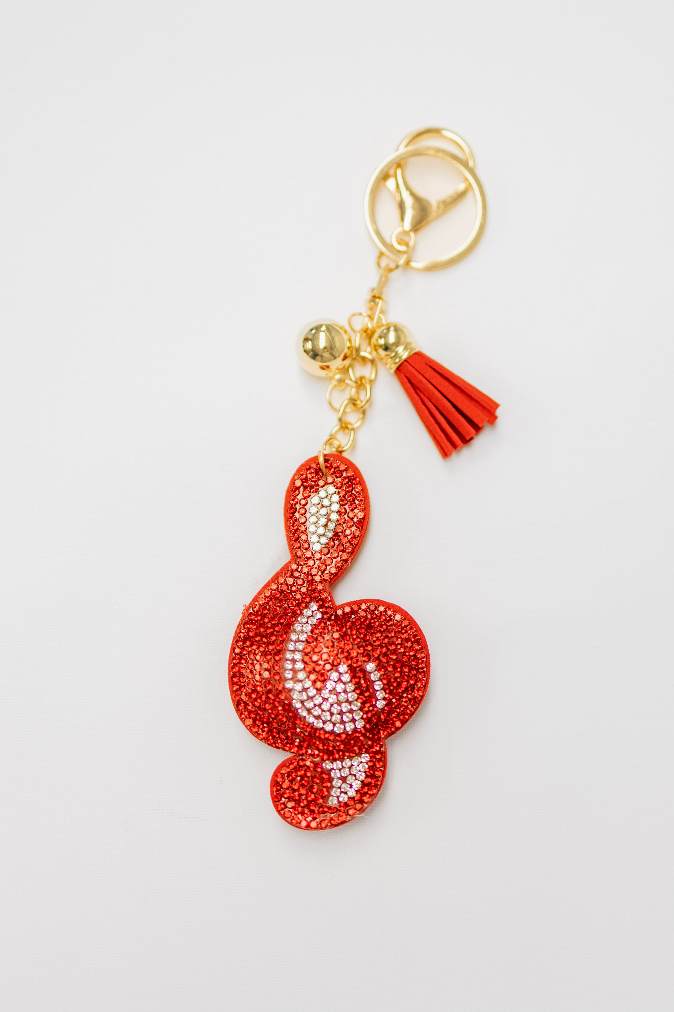Red Music Note Charm