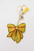 Softball Bow Charm
