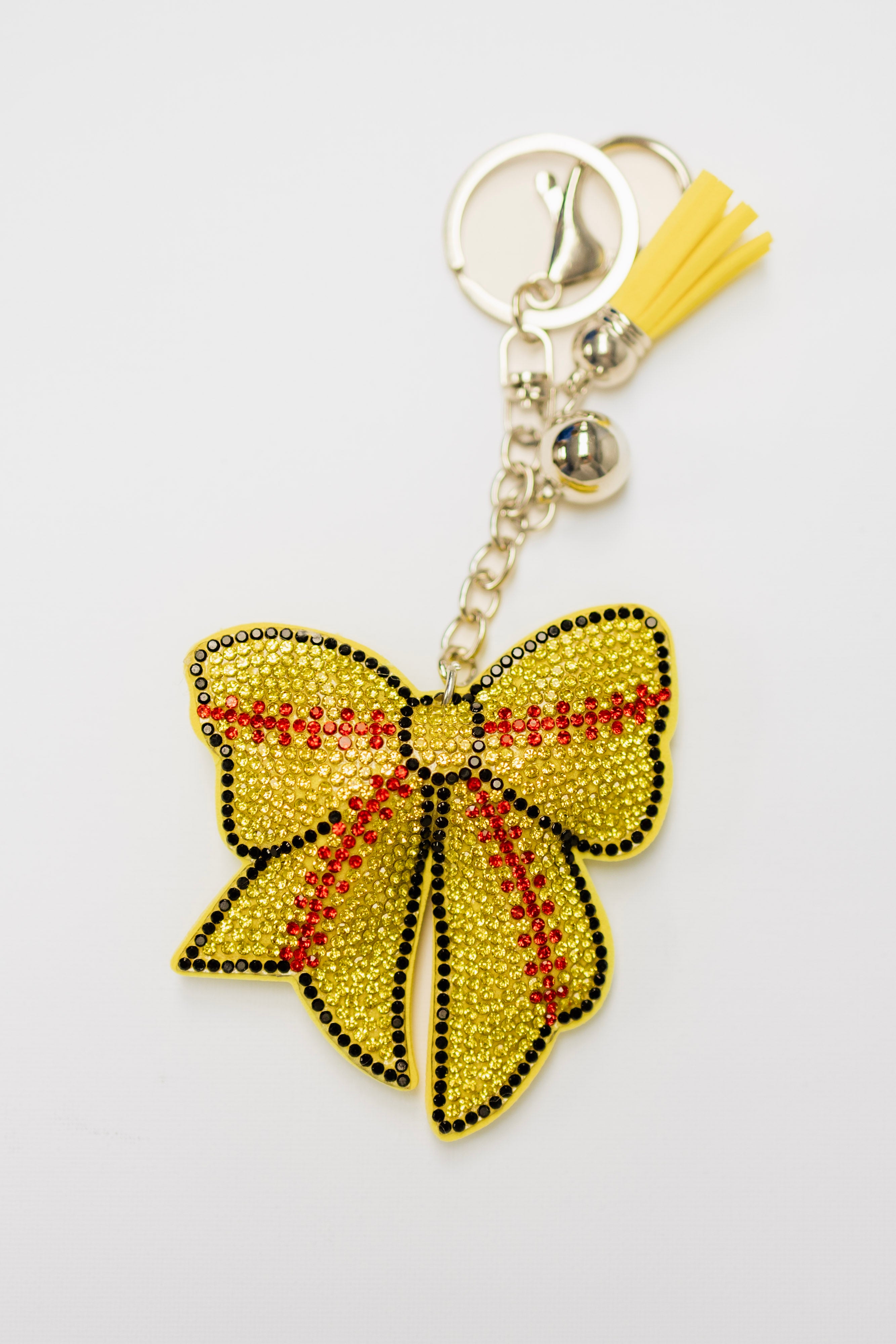 Softball Bow Charm