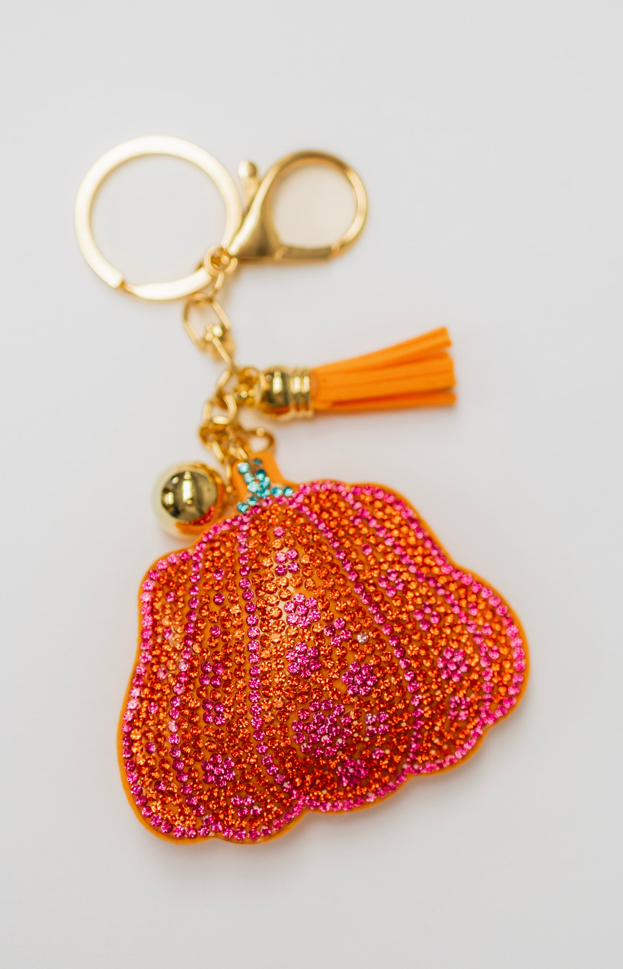 Orange Pumpkin Holiday Charm