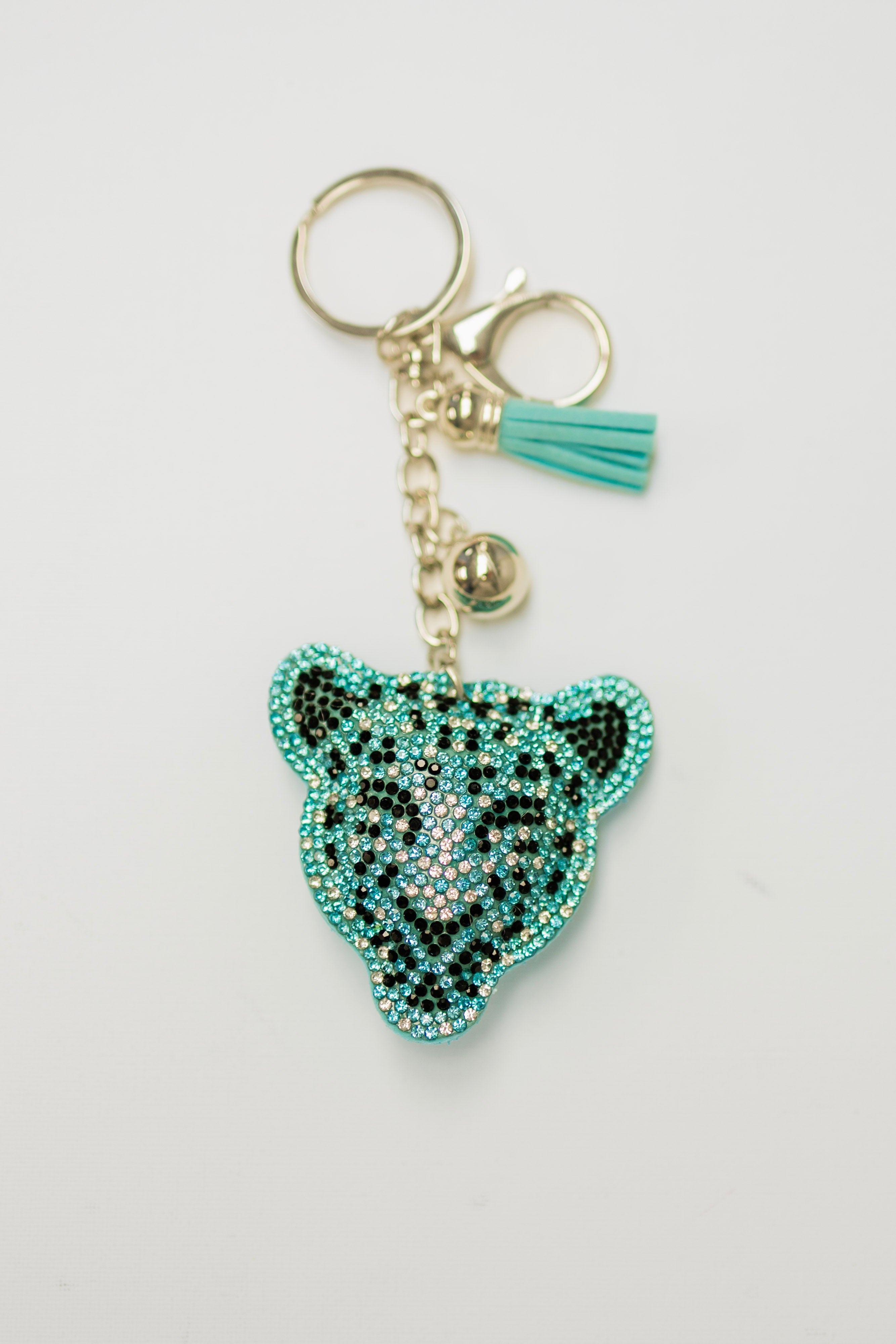 Teal Leopard Charm