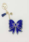 Blue Bow Charm