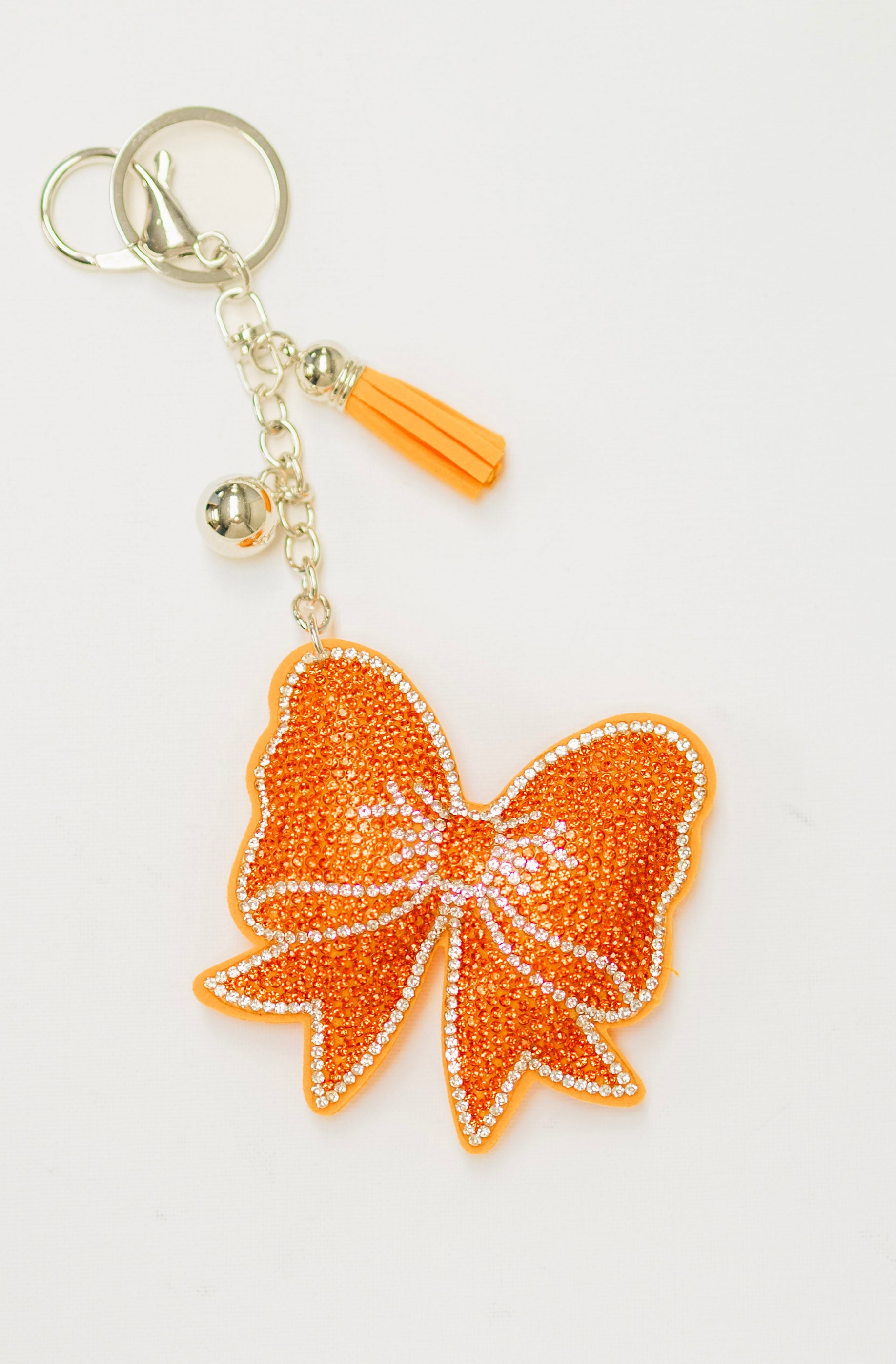 Orange Bow Charm