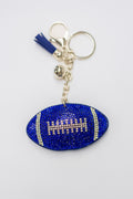 Blue Football Charm