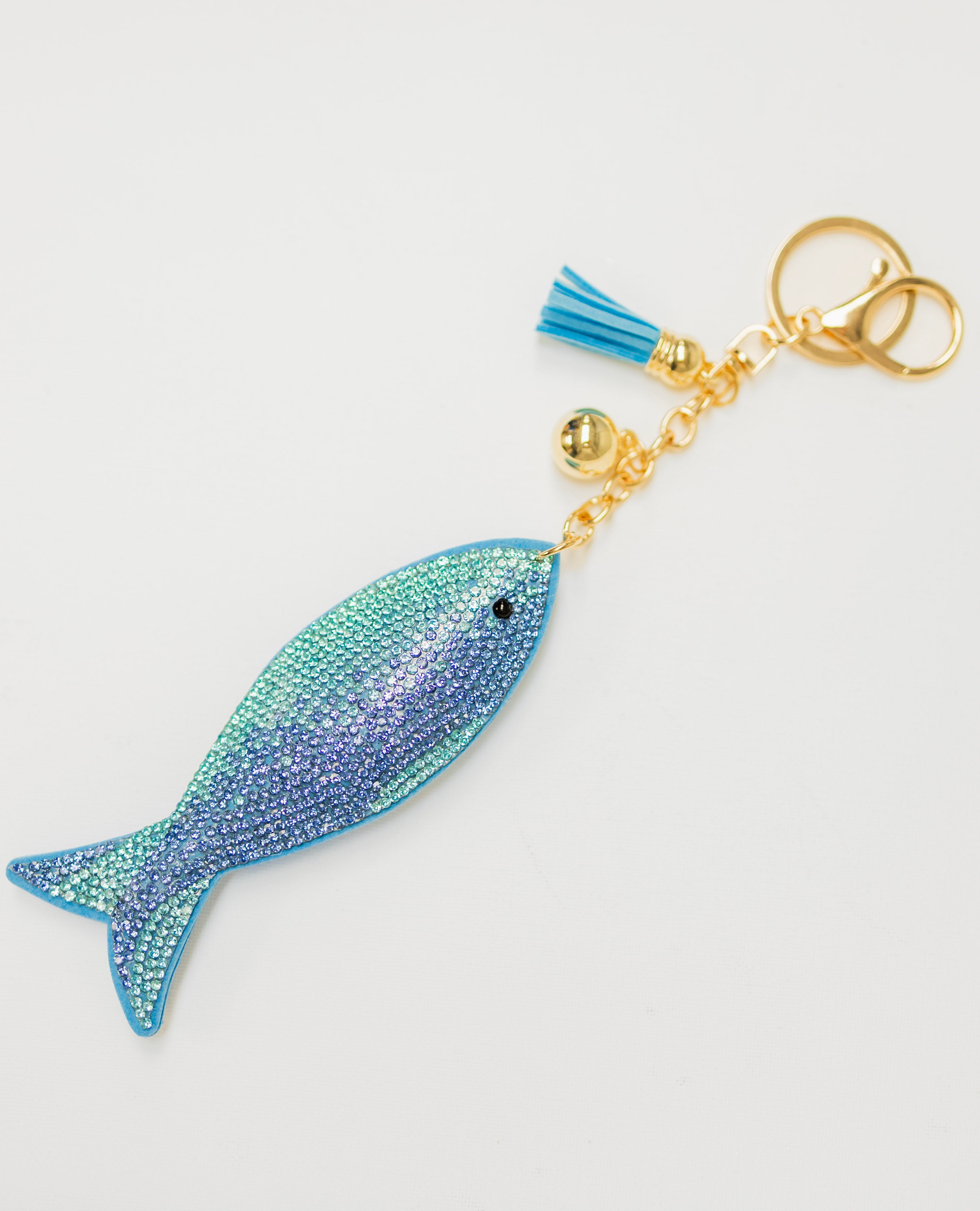 Blue Minnow Charm