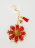 Orange Sunflower Charm