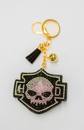 Motorcycle Skull Charm
