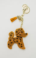 Orange Dalmatian Dog Charm