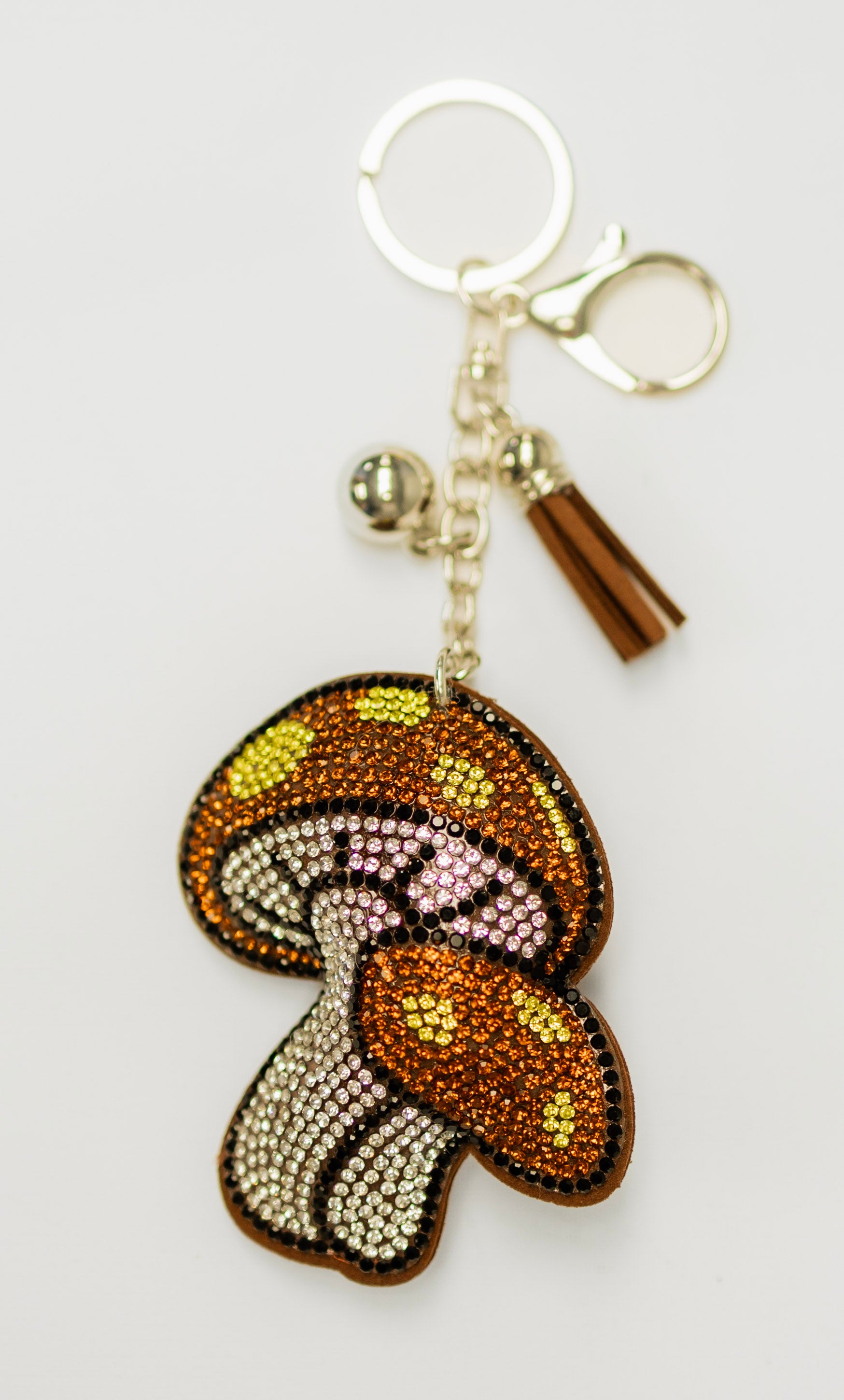 Brown Mushroom Charm