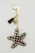 Black and White Starfish Charm