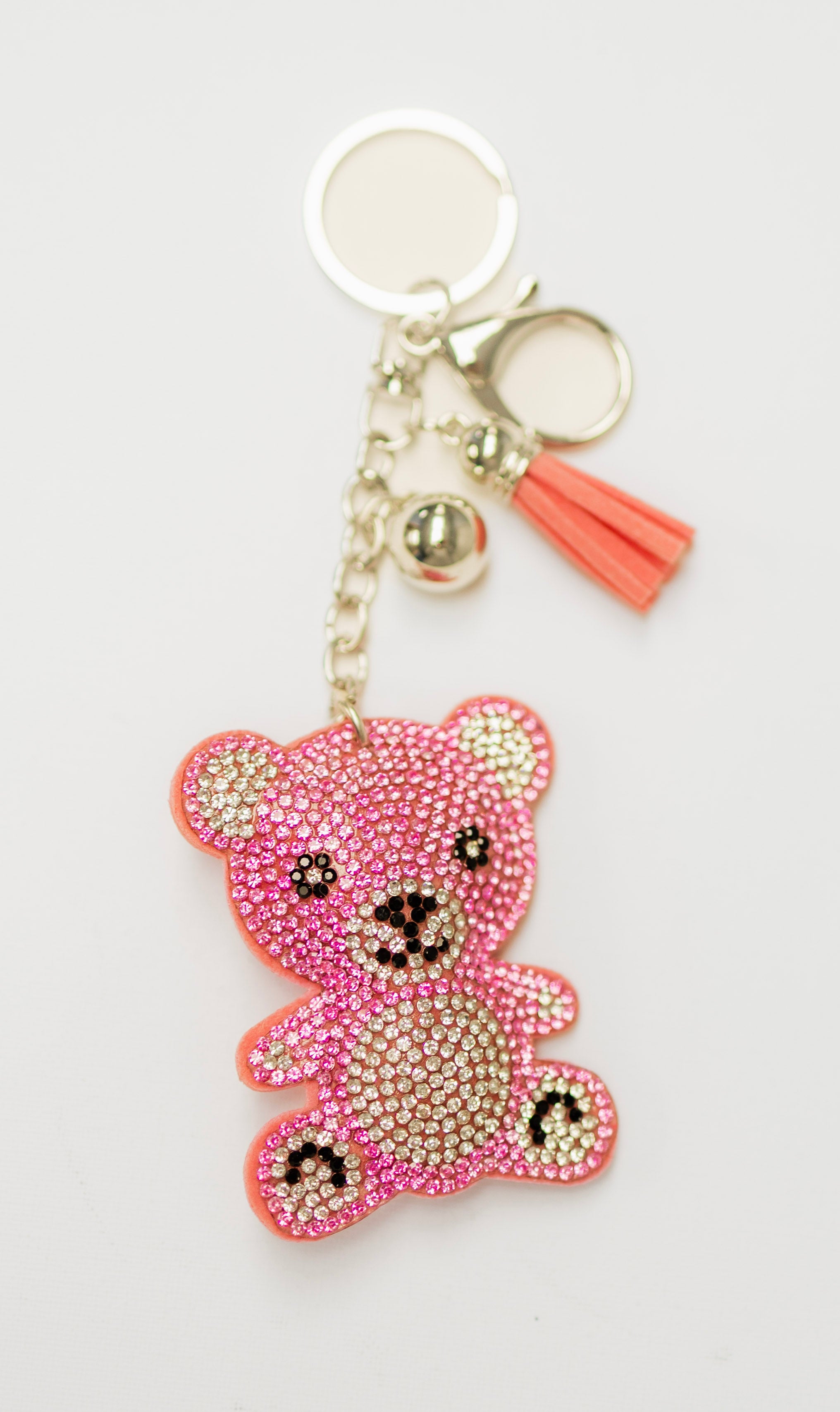 Pink Teddy Bear Charm