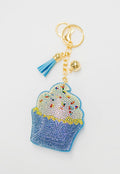 Blue Cupcake Charm