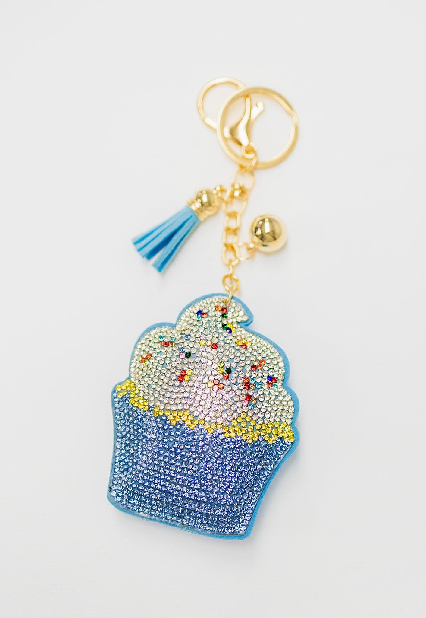 Blue Cupcake Charm