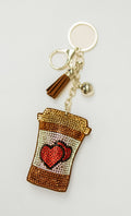 Heart Coffee Cup Charm