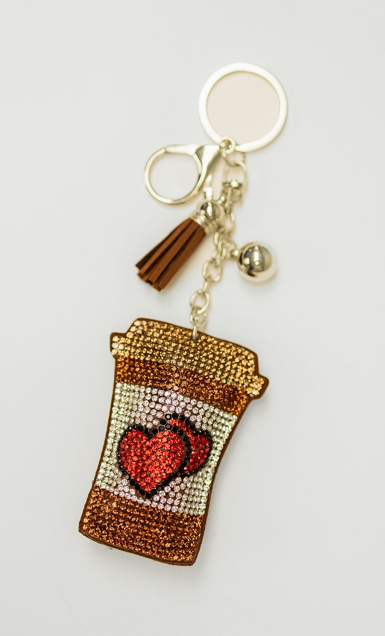 Heart Coffee Cup Charm