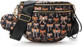 Animal Print Bow Bum Bag