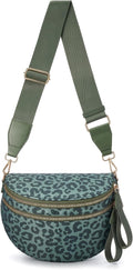 Green Leopard Bum Bag