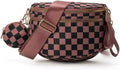 Mauve & Black Bum Bag