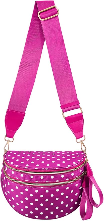 Pink Polka Dot Bum Bag