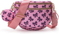 Pink with Purple Bows