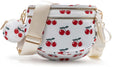 Large White Cherry Bum Bag